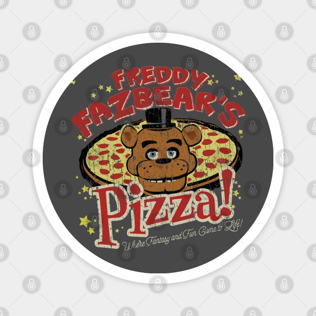 Freddy Fazbear's Pizza Magnet by erd's